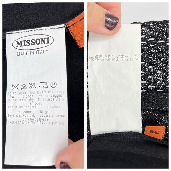 Missoni Metallic Mesh Open Back Slinky Maxi Dress - Picture 10 of 12